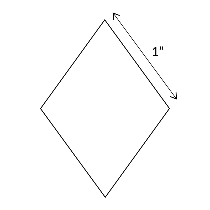 1"-5-point-diamond-english-paper-pieces