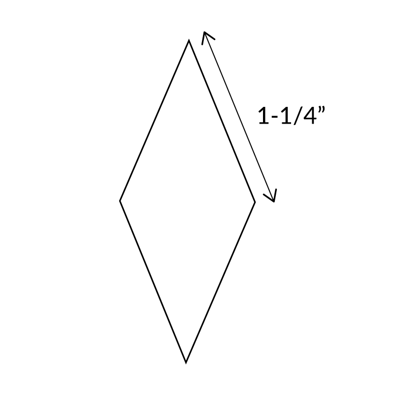 1.25"-8-Point-Diamond-English-Paper-Pieces