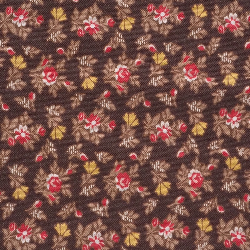 Arabella Brown Small Floral | R101515D-BROWN