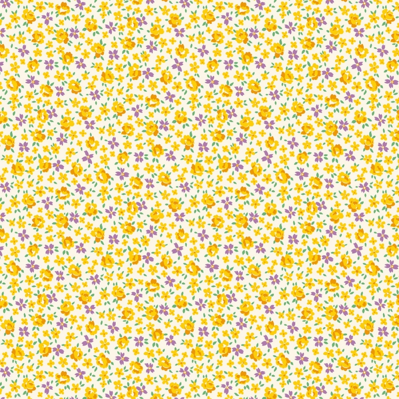 Aunt Grace Simply Charming Yellow Wild Flowers R350249-YELLOW