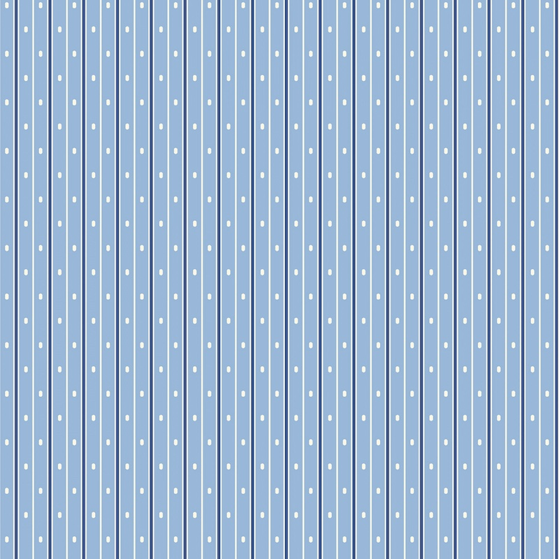 Aunt Grace Garden Variety Blue Pin Stripe Dot R351030D-BLUE