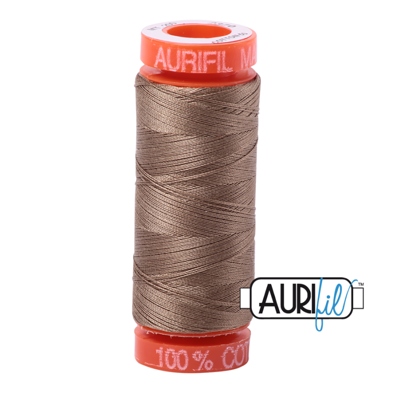Aurifil 50wt Cotton Thead, Sandstone #2370 (200m)
