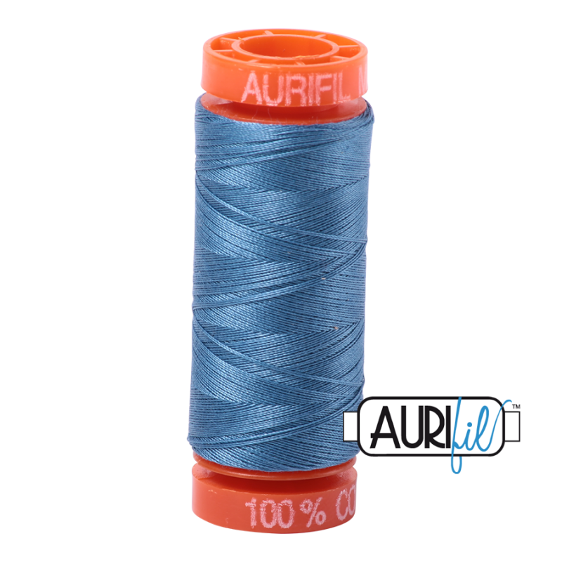 Aurifil 50wt Cotton Thead, Wedgwood #4140 (200m)
