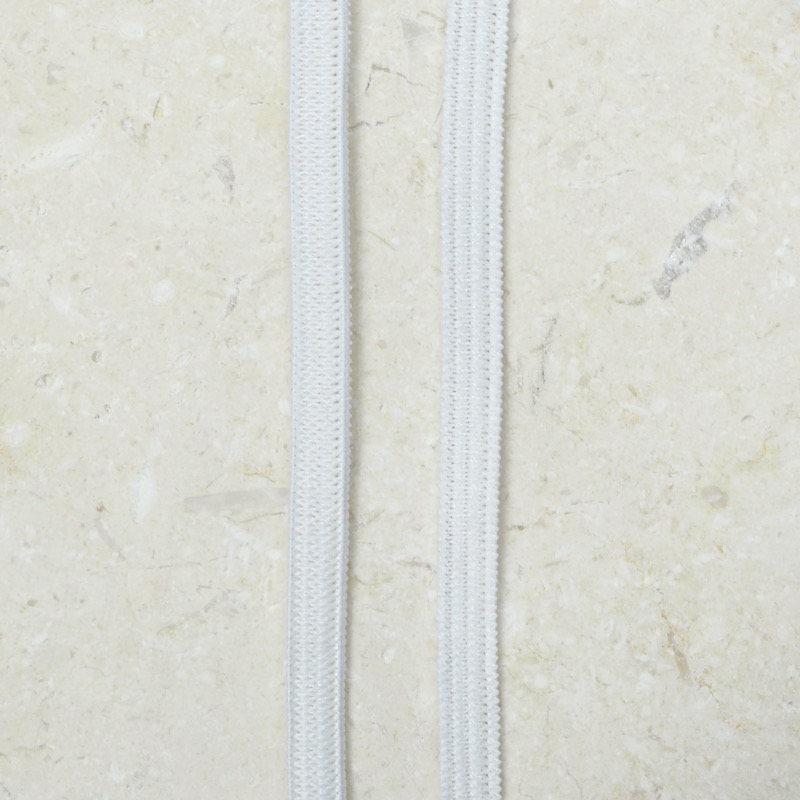 Elastic, 1/4" (5mm) wide - White