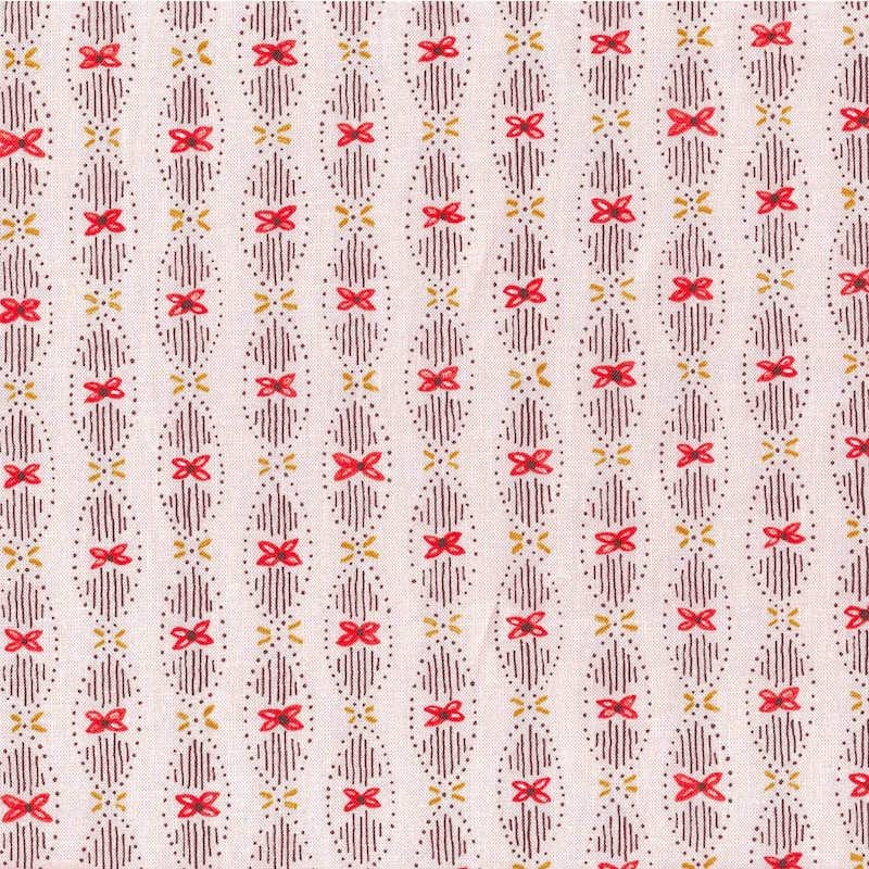 Bungalow Peach Wallpaper Stripe 51470-2