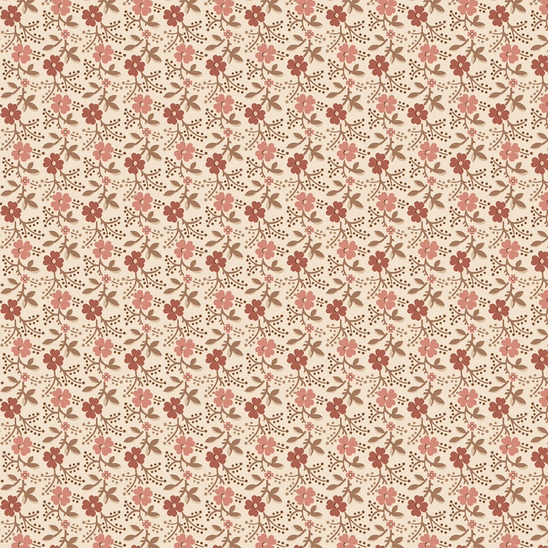 Evelyn's Hope Chest Cream Floral Toss | R101075D-CREAM