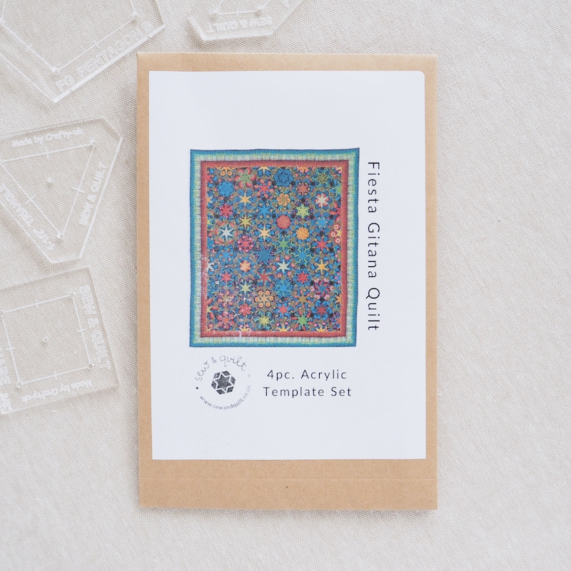 Fiesta Gitana Quilt Acrylic Template Set