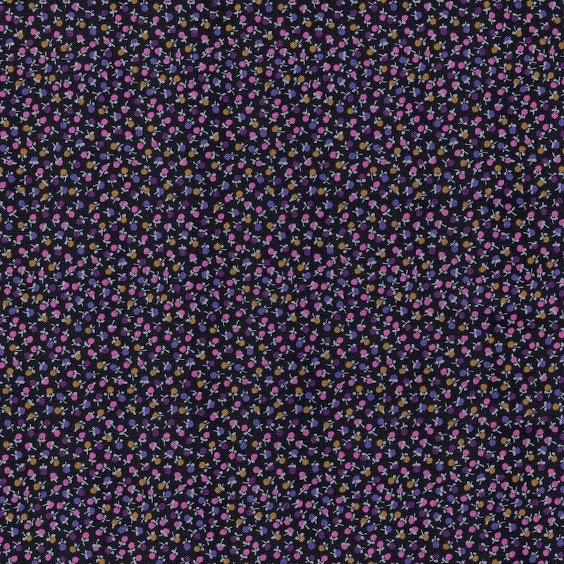 Gather Lace Ink Blue Tiny Floral | 52623-1