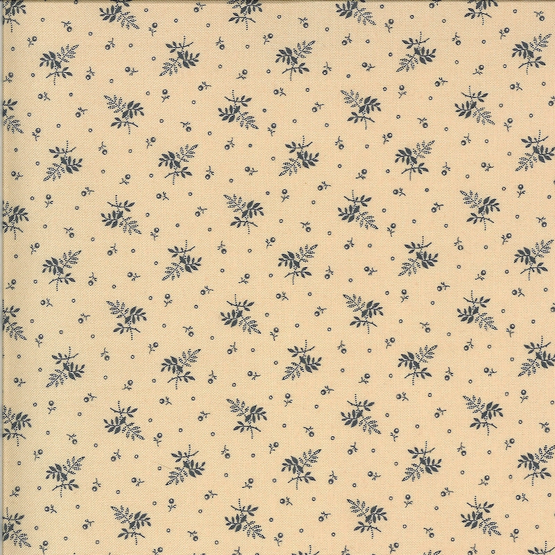 Hopewell Indigo on Cream Floral | 38116-28