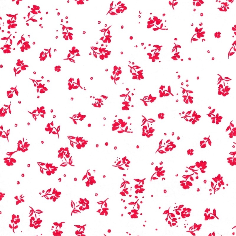 Lady Bird Porcelain Floral cotton fabric