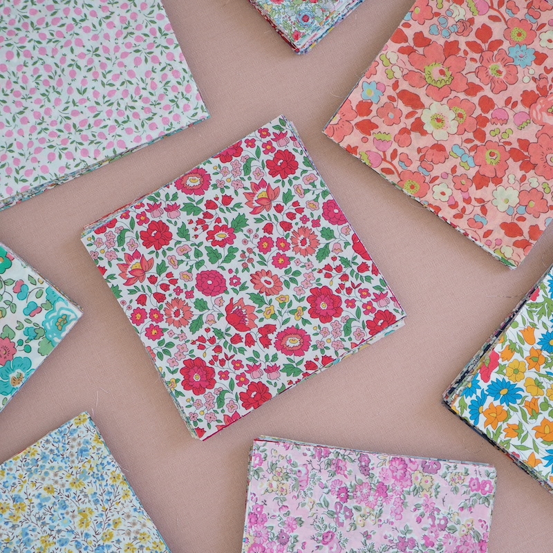 Liberty fabric 5" Squares for patchwork