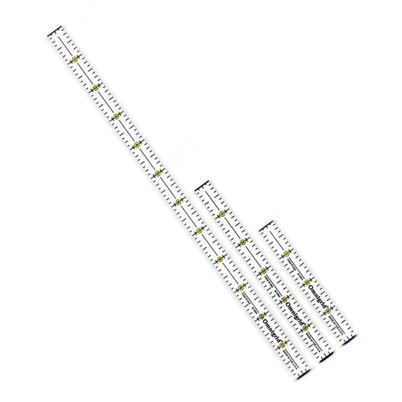 Omnigrid-quarter-inch-Marking-Trio-Ruler-Set