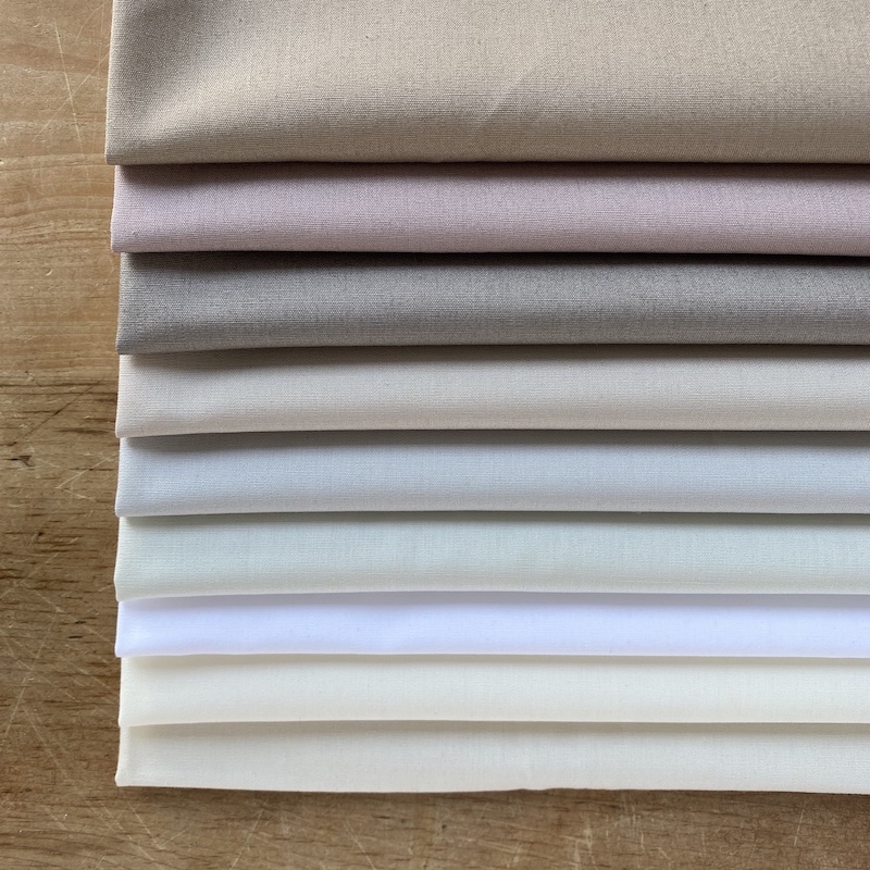 Art Gallery Fabrics Pure Solids Neutral Fat Quarter Bundle