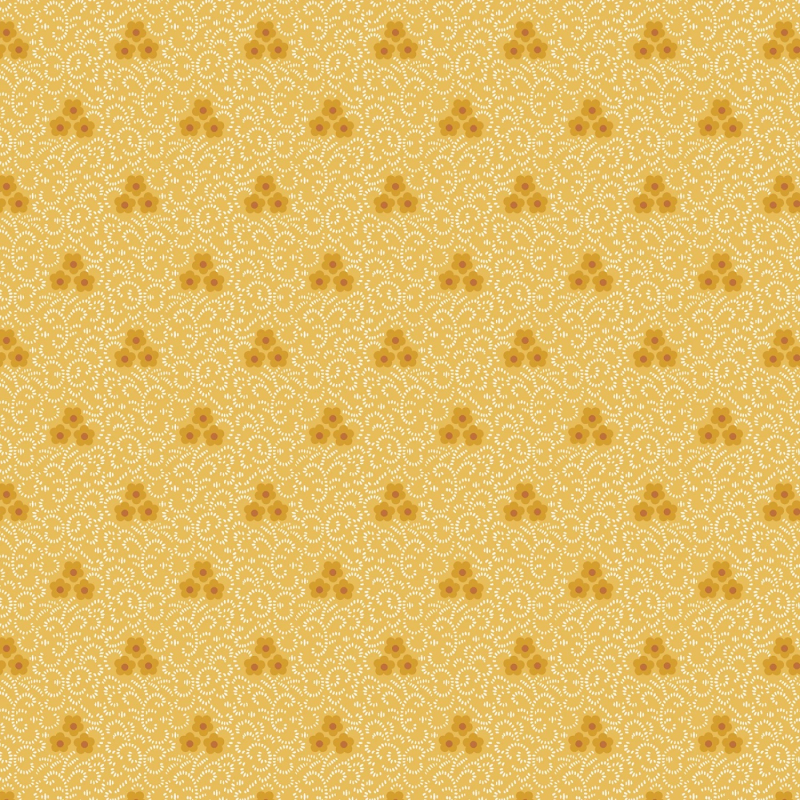 Treasured Past Yellow Triple Ditsy | R621366D-YELLOW