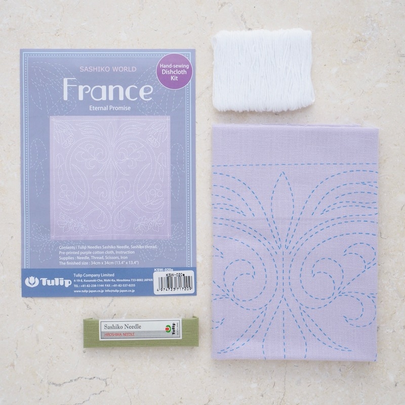 Sashiko-Kit-Tulip-Hiroshima-France-Eternal-Promise