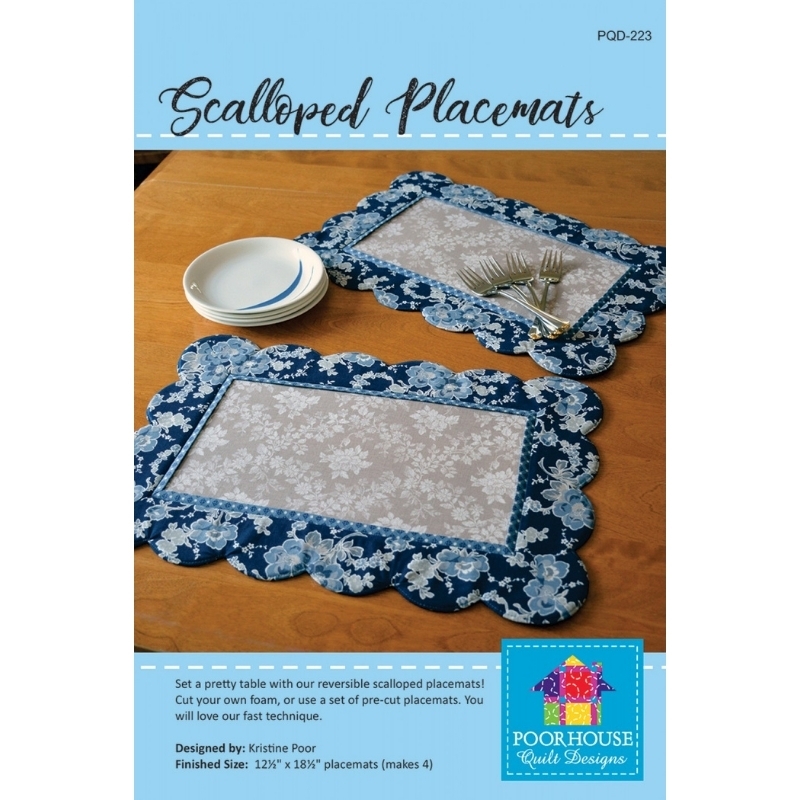 Scalloped Placemats Sewing Pattern