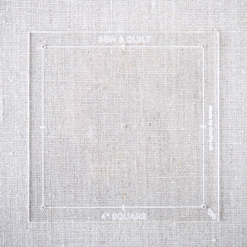Acrylic Cutting Template 4" Square