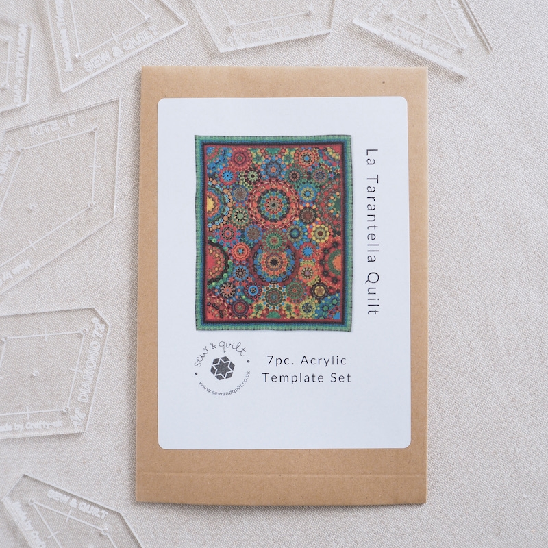 La Tarantella Quilt Acrylic Template Set