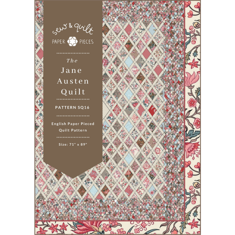 The Jane Austen English Paper Piecing Quilt Pattern