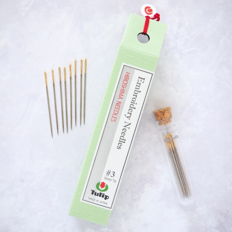 Tulip Hiroshima embroidery crewel needles in size 3