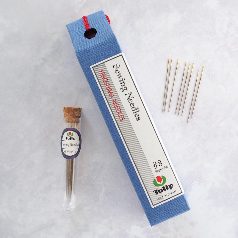 Tulip Hiroshima hand sewing needles size 8