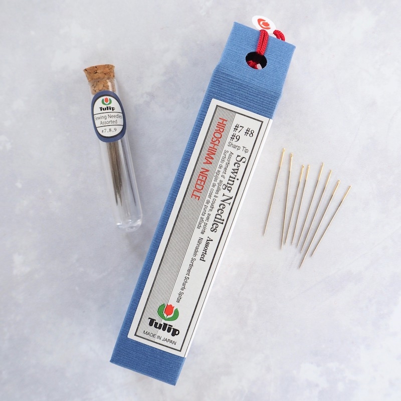 Tulip Hiroshima hand sewing needles assorted sizes