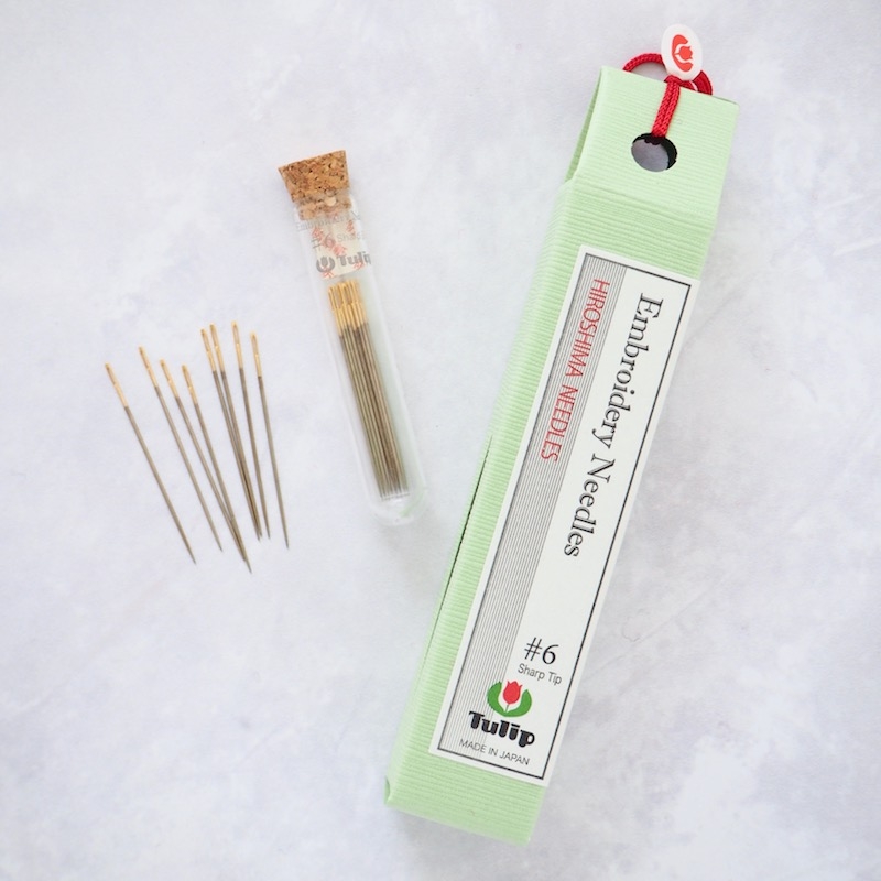 Tulip Hiroshima embroidery crewel needles in size 6