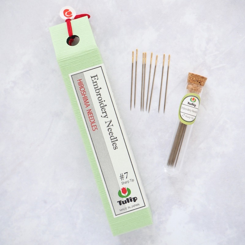 Tulip Hiroshima embroidery crewel needles in size 7