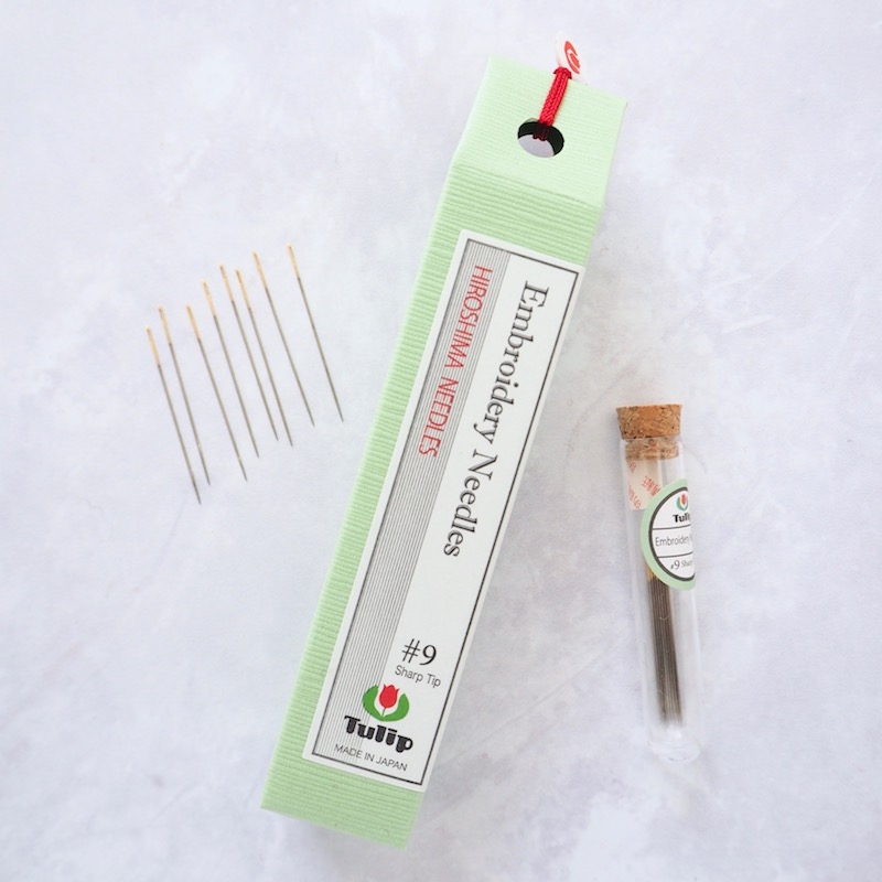 Tulip Hiroshima embroidery crewel needles in size 9