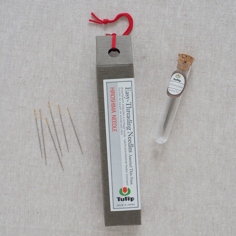 Tulip Hiroshima Easy Threading Needles Assorted Thin Sizes