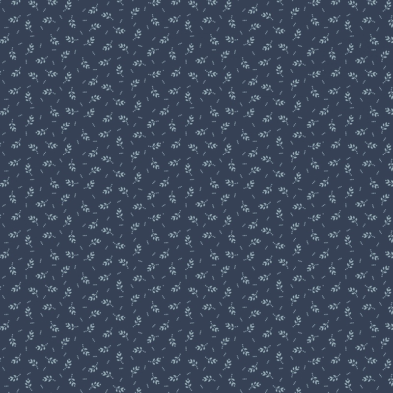 Woof and Warp Navy Leaf | R311134D-NAVY